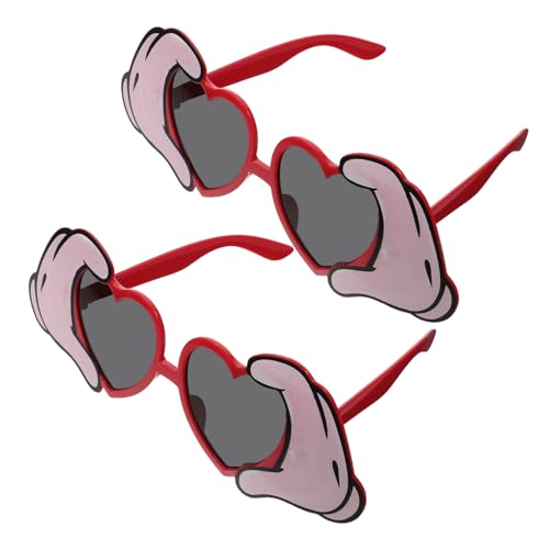 WRITWAA Gastgeschenke Streich-sonnenbrille Mit Lustigem Design Für Jugendtreffen