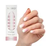 Maniko® UV Gel Strips - Selbstklebende Nagelfolie für bis zu 2 Anwendungen - Vegan & langanhaltend - Maniküre für natürliche Nägel (20 UV Gel Strips) (Rose Babyboomer)