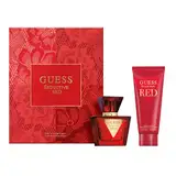 GUESS Seductive Red Damen Geschenkset – Eau de Toilette 75ml, Körperlotion 100ml – Blumig-Fruchtiger Gourmandduft, Lang Anhaltend