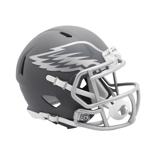 Riddell Speed Mini Football Helm Slate Philadelphia Eagles