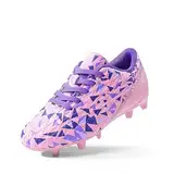 DREAM PAIRS Fußballschuhe für Jungen und Mädchen, für Jugendliche und Kinder,Size 37.5,Pink/lila,HZ19003K