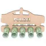 Spruchreif | Originelle Geldgeschenke | Geldgeschenk Polizist | Geschenke aus Holz | Geldgeschenke | Geschenke für Polizisten | Polizei Geschenke | Geschenk Rente Polizist Polizistin