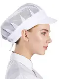 Nanxson Unisex Kochhut Arbeitshut Kochmütze Mesh Staubmütze Haarnetz 3 Stück CF9061