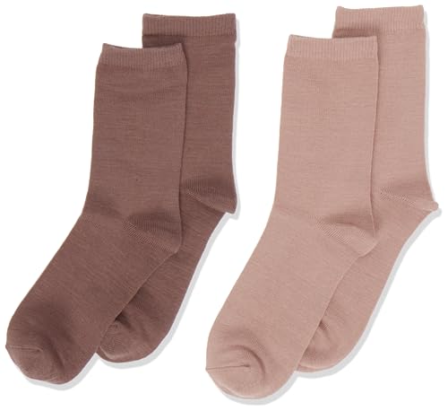 NAME IT Mädchen NKFWAK Wool 2 Pack XXIII Socken, Antler, 31/33