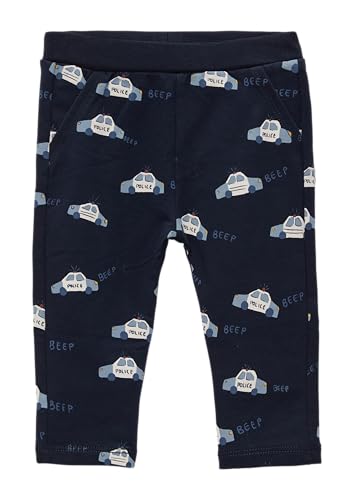 s.Oliver Baby 2149773 Sweathose mit Allover Print, 59A3 Blau, 92