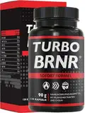 BRNR TURBO BRNR Sofort Stoffwechsel Formel mit Cholin, Grüntee Extrakt, Glucomannan, Garcinia Cambogia, Guarana, 120 Kapseln