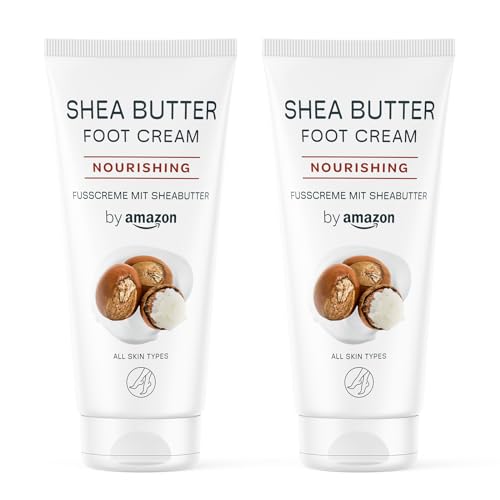 by Amazon Fußcreme mit Sheabutter, 2 x 100 ml