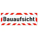 LOHOFOL Magnetschild Bauaufsicht | Schild magnetisch | lieferbar in drei Größen (35 x 11 cm)