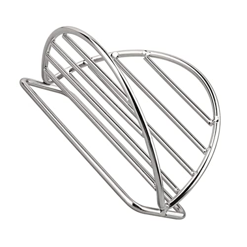 IMIKEYA Burrito-Stand Platten Hartschalen-Taco-Halter Grill Taco hält stand Taco-Bar Mais Burrito Halter Restaurant-Taco-Präsentationsständer Küchengerät Lagerregal Rostfreier Stahl Silver