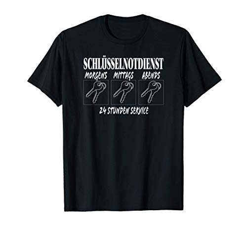 Schlüsselnotdienst - Schlosser - Schlüsseldienst Geschenk T-Shirt