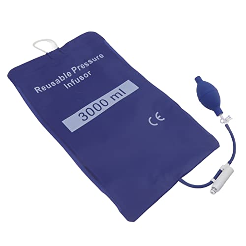 3000 Ml Druckinfusionsbeutel, Luftdichte Flüssigkeit, Schneller Infusionsbeutel, Verhindert Überdruck, Geeignet für Klinische Notfälle, Blau