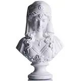 XMGZQ Griechische Statue von Diana, klassische römische Büste, griechische Mythologie, Skulptur für Heimdekoration, Artemis-Statuen, 31 cm