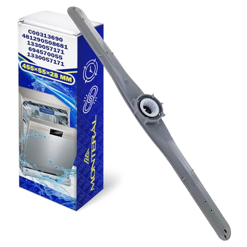 Oberer Sprüharm für Geschirrspüler mit dem Originalcode C00313690 für Indesit 481290508681 für Whirlpool 1330057171 für Franke 792954 für Gorenje Spülmaschine – Garantie 10 Jahre - MONTERAL