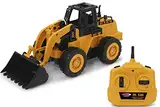 JAMARA 410150 - Radlader RL136 1:36 2,4GHz - Schaufel heben, senken, abkippen, Gelb