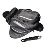 yybng Motorrad Tankrucksack, Magnetische Tanktasche, Motorrad Touchscreen Handytasche, Wasserdicht Motorrad-Reittasche Mit Superstarkem Magnet Für Motorrad Motorcross