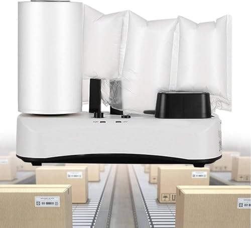 Luftkissenmaschine Verpackungsmaschine, professionelle Luftkissengeschwindigkeit 2,2-2,4 m/min – schnelles Vorheizen – Luftkissenmaschine – Füllbeutel-Luftfilm
