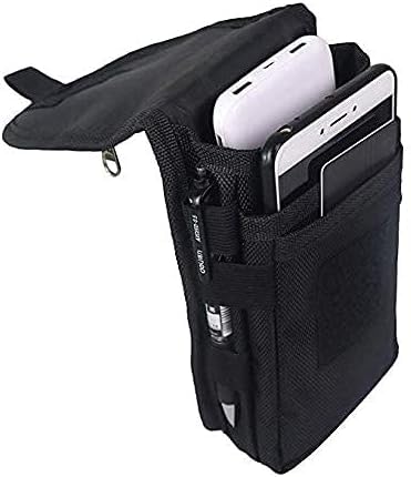 Onunaf Große Smartphonetasche Gürteltasche,Handytasche Gürtel,Handy Gürteltasche für iPhone 15 14 13 12 11 Pro Max,Handytasche Werkzeughalter,Geschenke für Männer, Schwarz