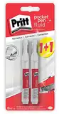 Pritt Korrektur Pocket Pen flüssig, 2-er Vorteilspack, 2x8 ml