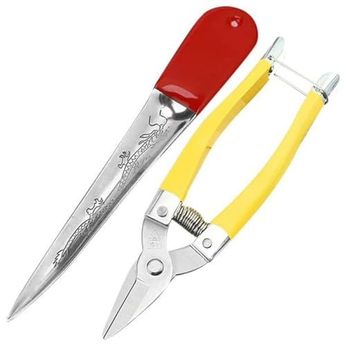 BEAHING Korbwebset, Wicker Reparatur -Kit, 2pcs Edelstahl -Korbwebs, einschließlich des Griff