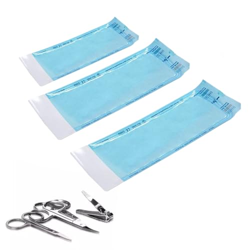 150 Stück Sterilisationsbeutel,Selbstsiegelnder Sterilisationsbeutel,Verschluß Sterilisierbeutel,Sterilisationsbeutel,Dental Selbstsiegelnder Sterilisationsbeutel,Sterilization Bags