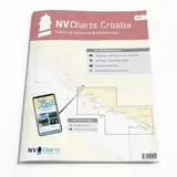 NV Atlas Croatia HR 2 mit App Lizenz- Seekarte Kroatien - Vodice to Dubrovnik & Montenegro