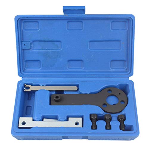 Mr Cartool Zahnriemen-Werkzeugsatz für Kfz, zur Ausrichtung von Nockenwelle / Kurbelwelle, Arretierungswerkzeug für Fiat 500 / Punto Evo / Panda / 1.1, 1.2 1.4 Liter 8V Motor