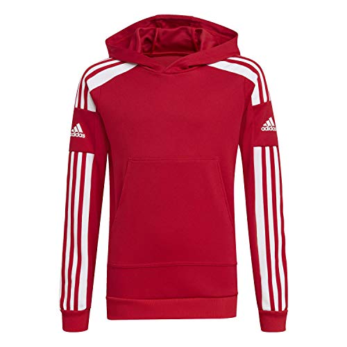 adidas Jungen Sq21 Kapuzenpullover, Tmpwrd/White, 164 EU