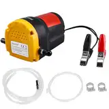 FreeTec Ölabsaugpumpe 12V 80W Ölpumpe Elektrisch Motorölpumpe 12v Ölwechselpumpe Kraftstoffpumpe Absaugpumpe für Motoröl und Diesel