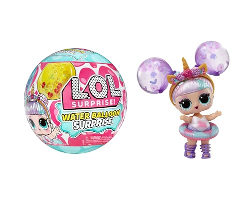 L.O.L. Surprise! Water Balloon Surprise - Limited Edition Sammlerpuppen mit Wasserballon-Haar - 4 Spielmöglichkeiten Inklusive Glitzerballons und Wasserspiel - Ideal für Mädchen ab 3 Jahren