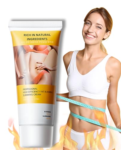 Anti-Cellulite-Creme | Straffende & Schlankheitscreme | Körperformende Massage-Creme für Taille, Bauch & Gesäß | Fettverbrennung & Hautstraffung | Beruhigende Pflege