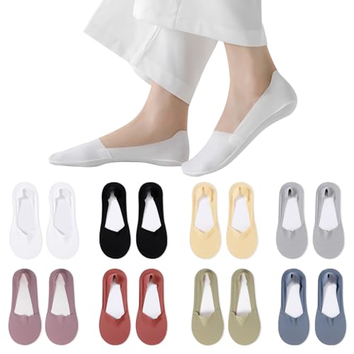 TYXHXTF 8 Paare Sockens, Sneaker Socken Damen, Kurze Sockens, Mädchen Söckchen, Socken Mädchens, Sneakersocken Laufsocken, Atmungsaktive Kurz, für Damen Mädchen