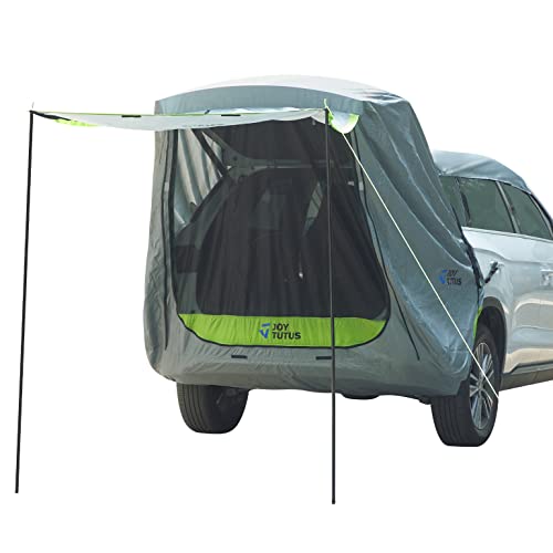 JOYTUTUS Auto SUV Heckklappenzelt, Universal wasserdicht Heckzelt, Campingzelt mit Moskitonetz, Heckklappe Vordach Sonnenschutz für Trekking, Camping, Outdoor, Hiking