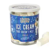 Super Garden Gefriergetrocknetes Vanilleeis | Knusprige Gefriergetrocknete Süßigkeit aus Cremigem Eis | Leckeres Gefriergetrocknetes Essen | Ideales Camping Essen | Freeze Dried Candy | 35g