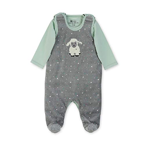 Sterntaler Unisex Baby Strampler-set Nicki Stanley Spieler, Grau, 62