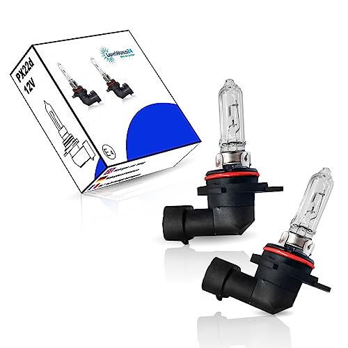LIGHTWORLD24 2 x HIR2 9012 Halogen Birne 12V 55W Glühbirne Abblendlicht Fernlicht Nebelscheinwerfer Tagfahrlicht Auto Lampe Ersatz Sockel PX22d