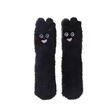 Stoppersocken Damen, Socken Mädchen, Stoppersocken Dick Thermo Wintersocken Komfortabel Weiche Thermosocken Nicht Gleiten Hüttensocke Atmungsaktive Weihnachtssocken Stricksocken Geschenke für Frauen