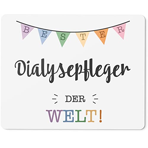 JUNIWORDS Mauspad Mousepad, Bester Dialysepfleger der Welt (5695295)