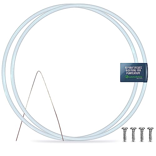 ersatzteilshop basics Reparatursatz Pumpentopf Ø182mm für Spülmaschinen von Bosch, Siemens, Neff wie 12005744 Pumpensumpfdichtung inkl. zweiter Ersatzdichtung E15