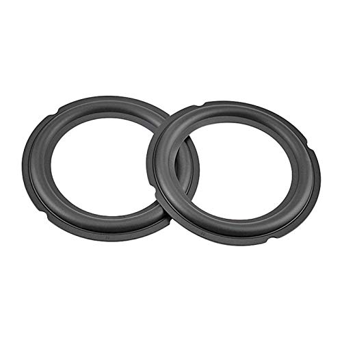 WNJ-TOOL, 2 stücke Lautsprecher gummikante 4 Zoll 5 Zoll 6,5 Zoll 8 Zoll Kutch surfte Falten Ring Reparatur Audio Lautsprecher Gummi-Suspension Teil DIY (Farbe : 5 Inch)