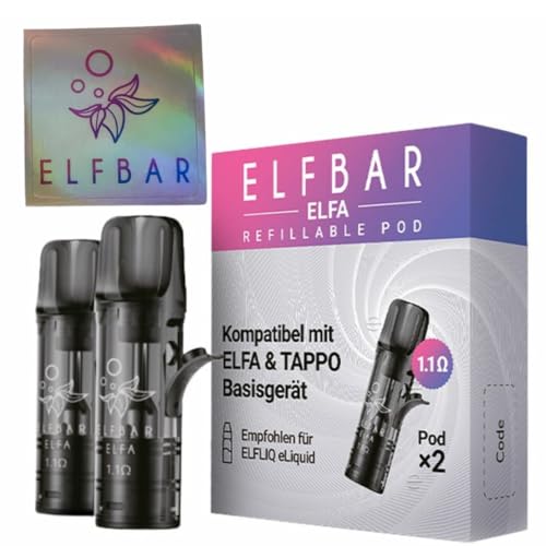 ELF Bar ELFA, Empty Pod, 2 ml, 2er Pack