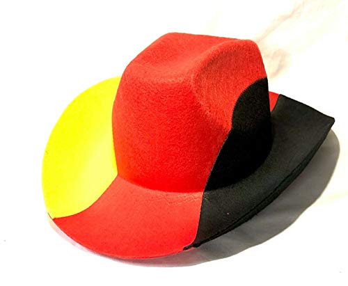Cowboyhut, Deutschland, Filz Cowboy-Hut Deutschland Fanartikel Fußball