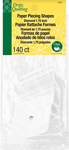 Dritz 3235 Papierstückformen, Diamant, 1-3/4 Zoll (140 Stück)