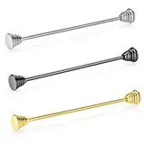 Honey Bear 3 Stück Set Herren kragennadel Anzug Hemd Kragenstift Kragen Pins Bar Krawattenknoten Bar Edelstahl für Hochzeit Geschenk,Kegel Silber,MEHRWEG (Turm ohne Box)