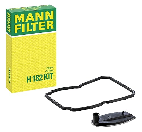 MANN-FILTER für Automatikgetriebe H 182 KIT Ölfilter – Getriebefilter mit Ölwannendichtung – Für PKW und Busse