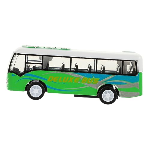 SOPOTUTU Lifelike Inertia Realistisches Spielzeugauto für Simuliertes Busfahrzeug Fördert Kreativität und Farbwahrnehmung für Jungen und Tragbar und Spaßig