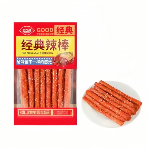 MKSDDF-72g Latiao würzige Streifen Chinesische Snacks Chinesische Spezialitäten-Snacks würzige Gluten-Snacks würzige Scheiben Latio snack (Würziges Stick*72g)