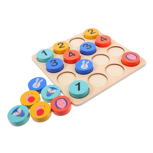 Abaodam 1 Satz Sudoku-Spiel Sudoku-Brettspiel Sudoku-Rätsel Schachbrettspiel gedächtnisspiel holzspielzeug Lernspielzeug Kleinkindspielzeug Freizeitspielzeug für Kinder Kinderspielzeug