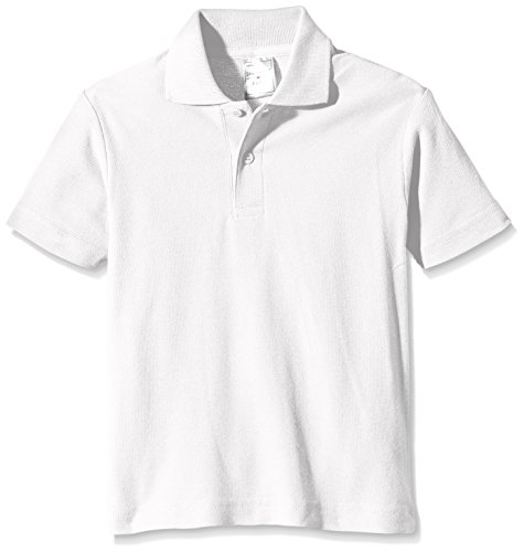 Stedman Jungen Polo/St3200 Poloshirt, weiß, 9 Jahre