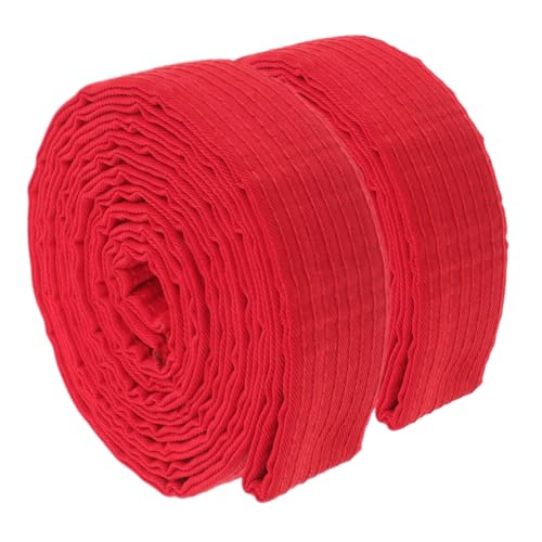 TOYANDONA 1 Paar Martial Arts Belt Für Erwachsene Und Kinder Ideal Für Taekwondo Training Und Judo -Praxis Langlebiger Gürtel Für Das Unterrichten Und Beherrschen Von Karate -techniken Rot