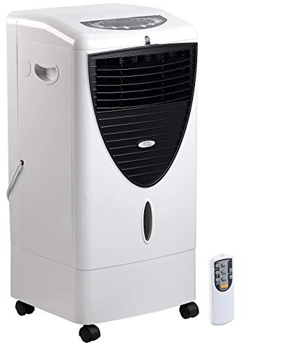 Sichler Haushaltsgeräte Raumluftkühler: 3in1-Luftkühler, befeuchter und Ionisator, 20 l, 150 W, 800 ml/h (Oszillation Klimagerät, Oszillation Luftkühler, Turmventilator)